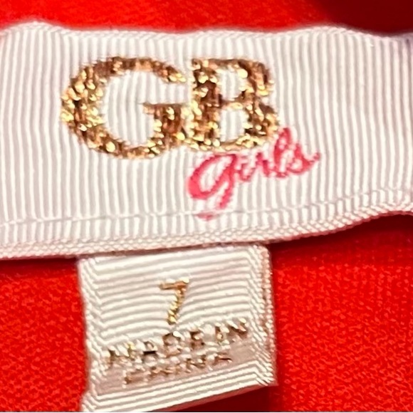 Girls Red Dress: Size 7 US - Picture 5 of 6